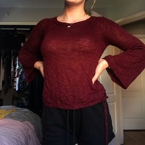 Wine red long sleeve 🍷